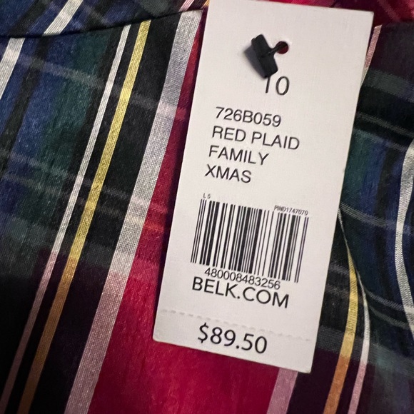 Crown & Ivy NEW Tartan Plaid Holiday Dress - Picture 7 of 9